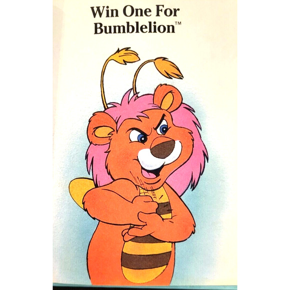 Vintagel 1984 WUZZLES Win One For Bumblelion Hardcover Book - Picture 5 of 7